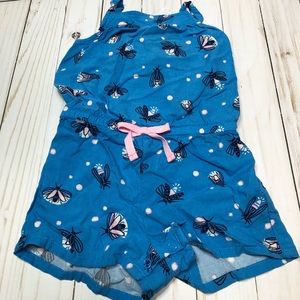 Firefly lightning bug romper